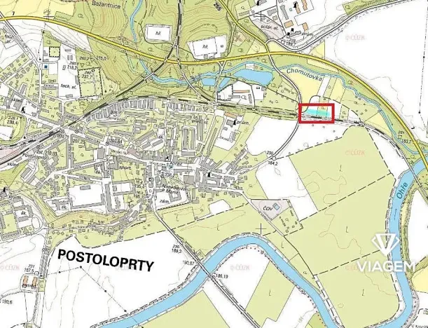 Prodej podílu zahrady, Postoloprty, 521 m2