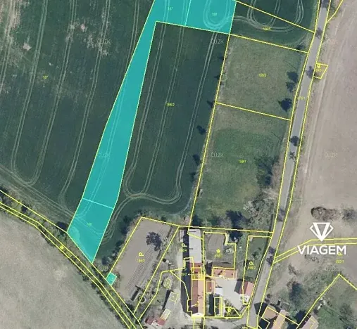 Prodej podílu pole, Třebenice, 1072 m2