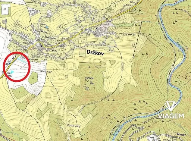 Prodej podílu komerčního pozemku, Držkov, 578 m2