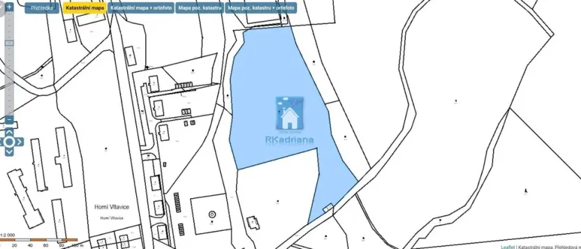 Prodej louky, Horní Vltavice, 2388 m2
