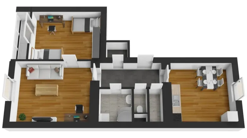 Prodej bytu 2+1, Náchod, Komenského, 72 m2