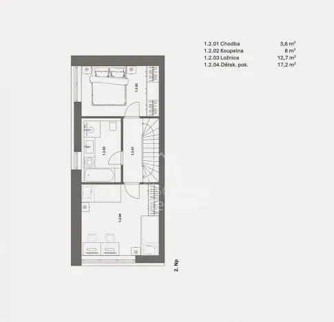 Prodej bytu 3+kk, Hradec Králové - Slatina, Pod Spáleníkem, 84 m2