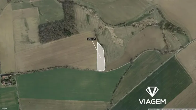 Prodej podílu pole, Načeradec, 842 m2