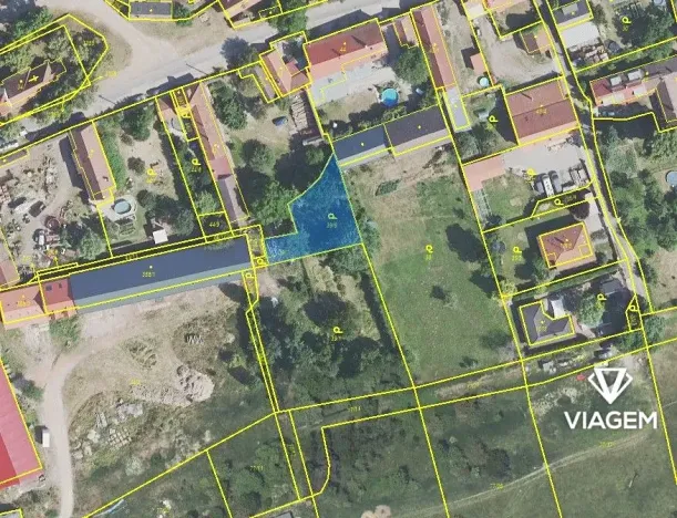 Prodej zahrady, Vráž, 539 m2