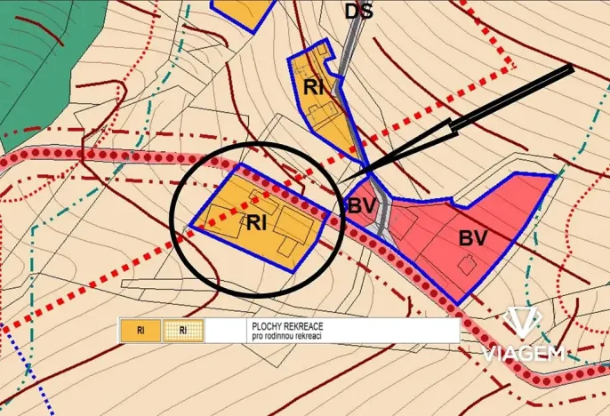 Prodej podílu pozemku pro bydlení, Slaná, 1277 m2