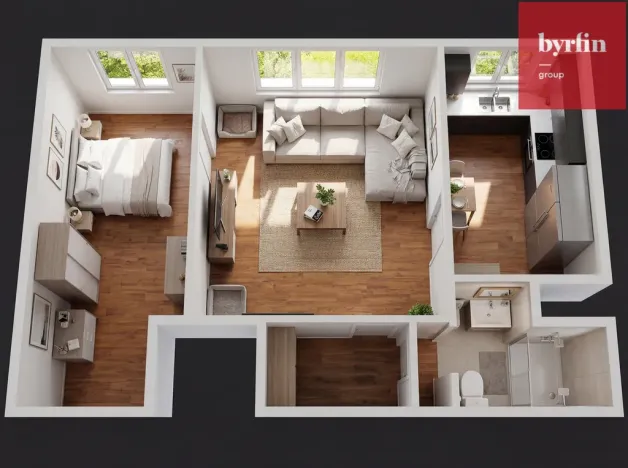 Prodej bytu 2+1, Hradec nad Moravicí, Hradecká, 43 m2