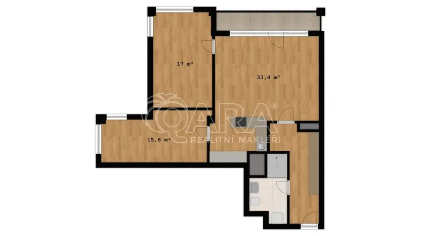 Prodej bytu 3+kk, Praha - Hlubočepy, Voskovcova, 88 m2