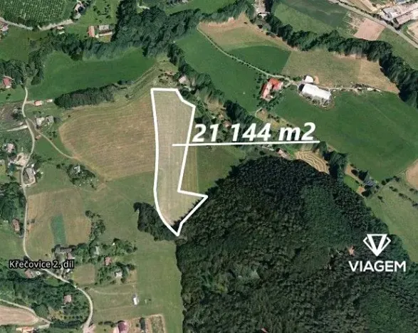 Prodej podílu pole, Rovensko pod Troskami, 7929 m2