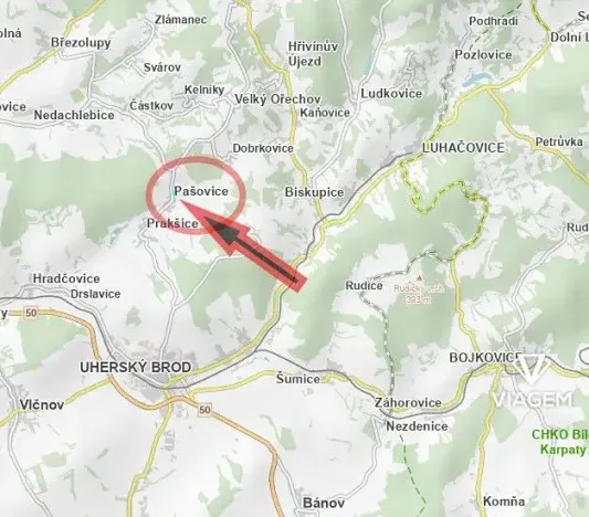 Prodej podílu zahrady, Pašovice, 909 m2