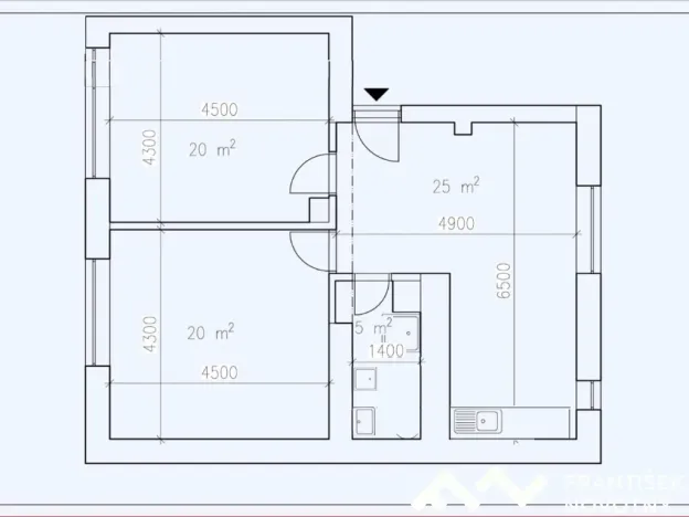 Pronájem bytu 3+kk, Brno, Valchařská, 69 m2