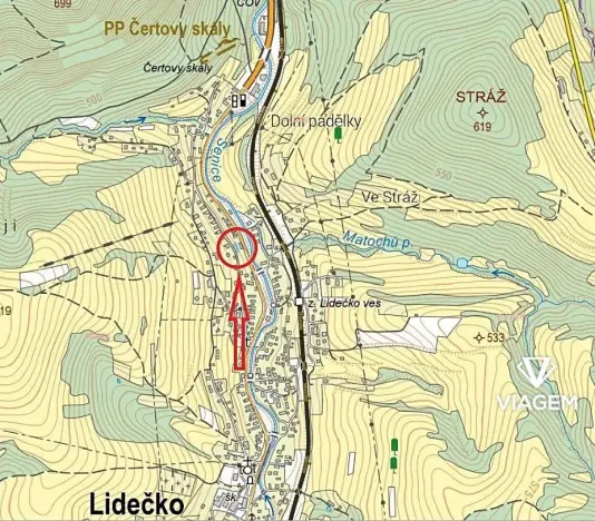 Prodej podílu zahrady, Lidečko, 214 m2