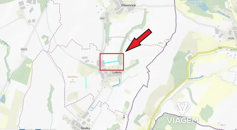 Prodej podílu pole, Labuty, 2579 m2