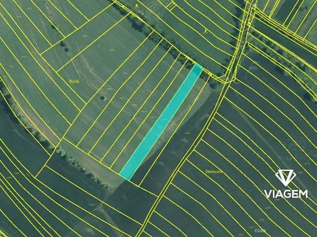 Prodej podílu pole, Blučina, 990 m2