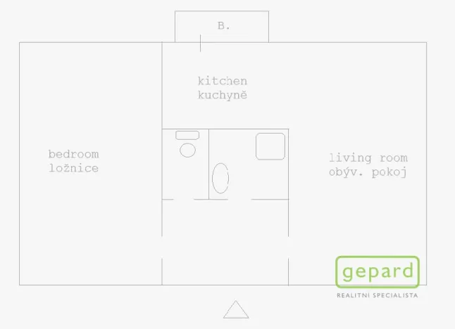 Pronájem bytu 2+kk, Praha, Jihlavská, 54 m2