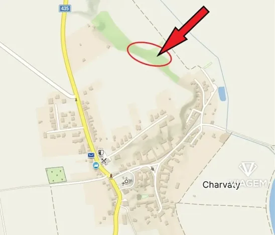 Prodej podílu lesa, Charváty, 570 m2