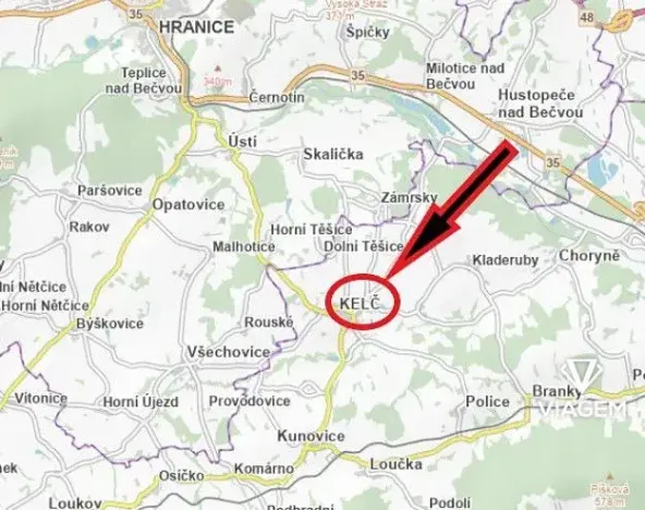 Prodej podílu komerčního pozemku, Kelč, 1021 m2
