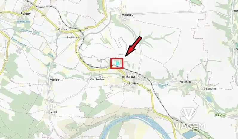 Prodej podílu pole, Hoštka, 3396 m2