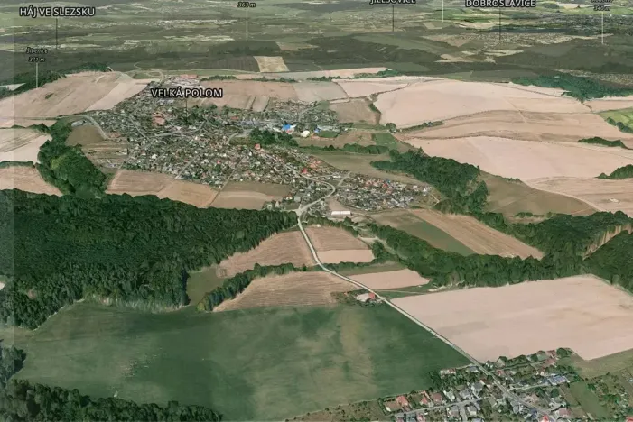 Prodej podílu pole, Velká Polom, 1046 m2