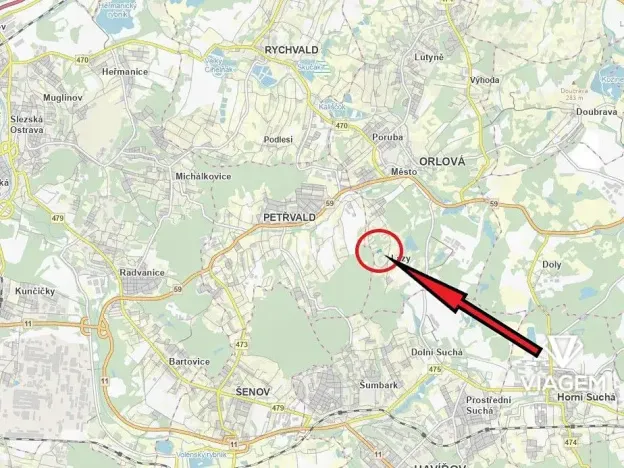 Prodej lesa, Orlová, 4764 m2