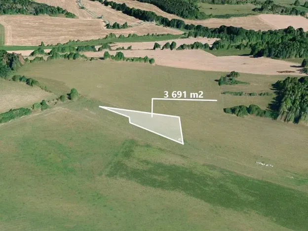 Prodej podílu pole, Volyně, 820 m2