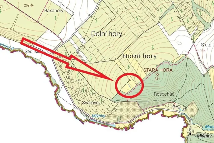 Prodej sadu/vinice, Strážnice, 1259 m2