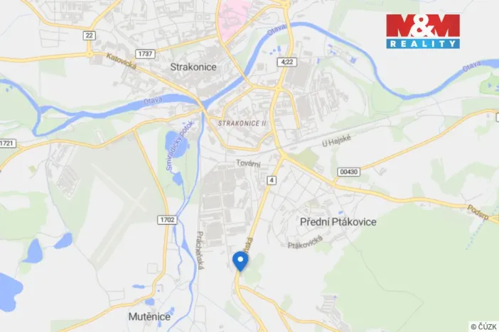 Prodej komerčního pozemku, Strakonice, Volyňská, 794 m2