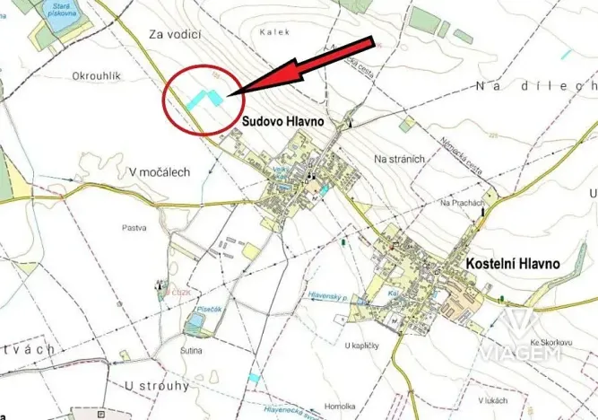 Prodej pole, Sudovo Hlavno, 13635 m2