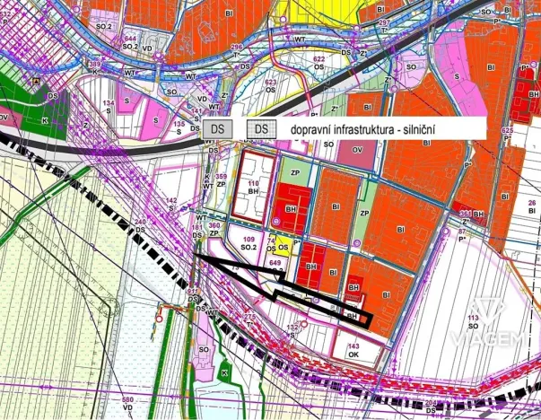 Prodej podílu komerčního pozemku, Uherský Brod, 118 m2