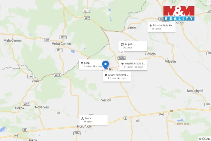 Prodej pozemku pro bydlení, Svojetín, 17686 m2