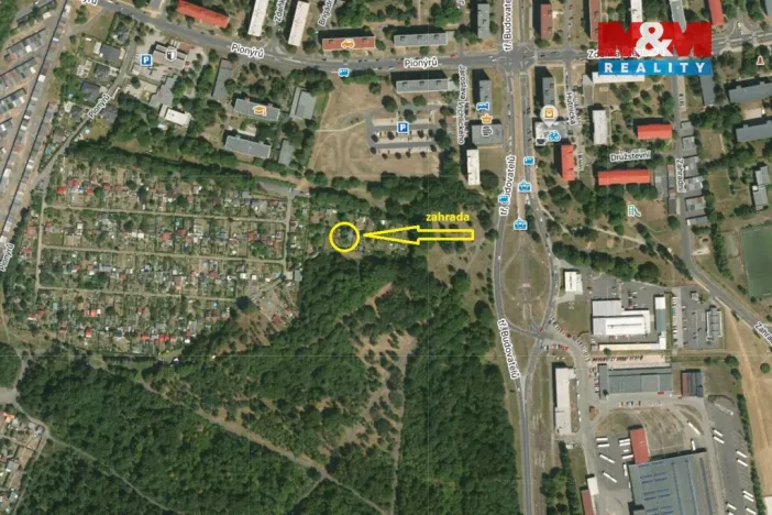 Prodej zahrady, Most, Pionýrů, 370 m2