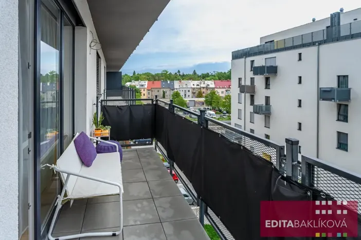 Pronájem bytu 1+kk, Olomouc, Eduarda Hamburgera, 33 m2