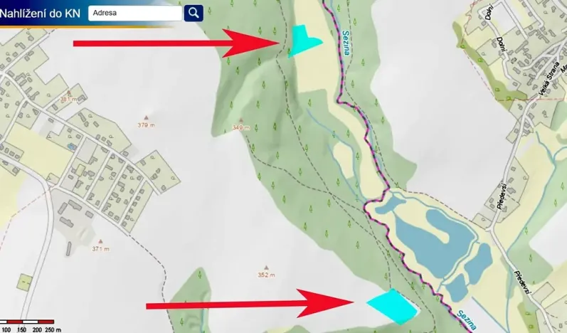 Prodej podílu pole, Bítov, 7251 m2