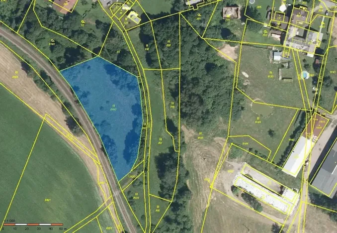 Prodej podílu pozemku, Pustá Kamenice, 960 m2