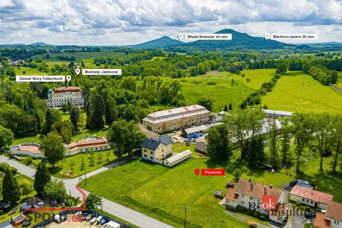 Prodej pozemku pro bydlení, Jablonné v Podještědí - Zámecká, 1942 m2