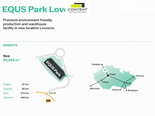 Pronájem skladu, Lovosice, Terezínská, 25164 m2