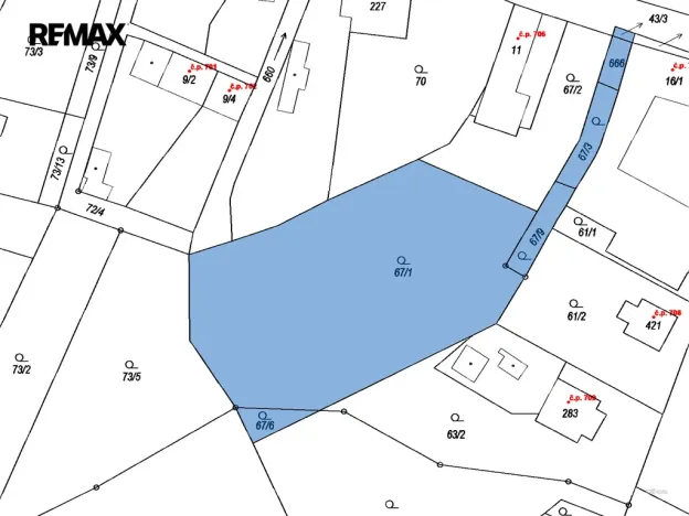 Prodej pozemku pro bydlení, Kamenice, 2699 m2
