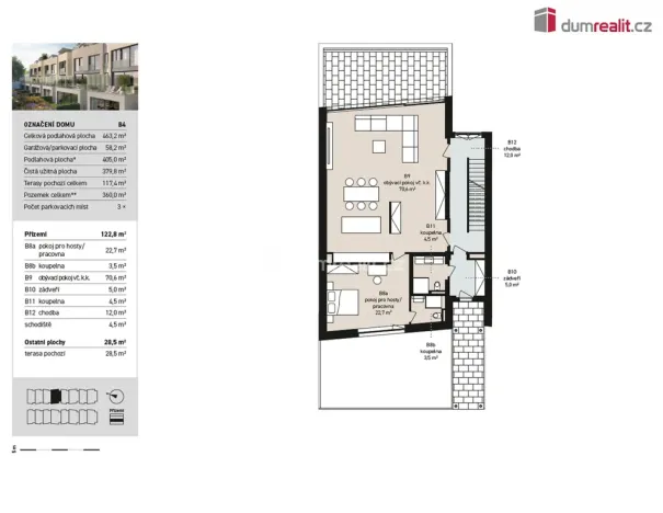 Prodej rodinného domu, Praha - Libuš, V Hrobech, 378 m2