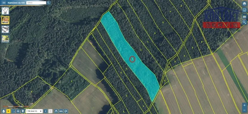 Prodej lesa, Zábřezí-Řečice, 18846 m2