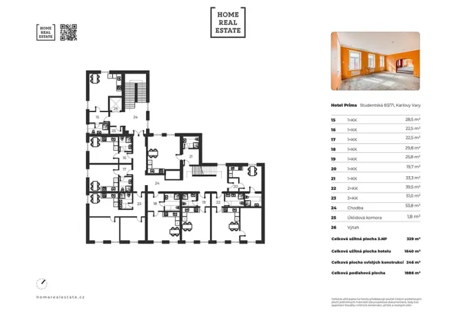 Prodej vícegeneračního domu, Karlovy Vary, Studentská, 1886 m2