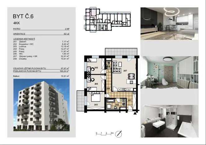 Prodej bytu 4+kk, Jihlava, Okružní, 106 m2