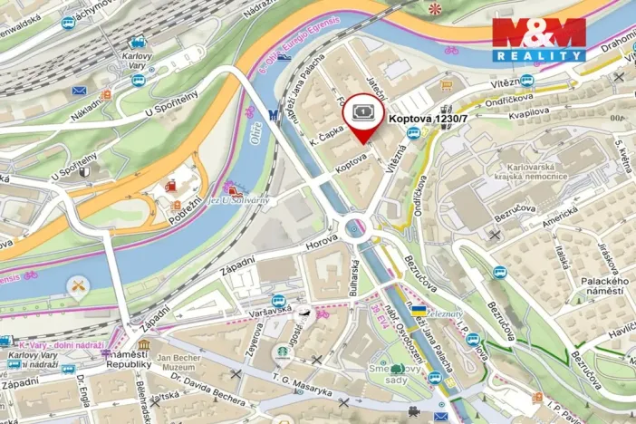 Pronájem obchodního prostoru, Karlovy Vary, Koptova, 57 m2