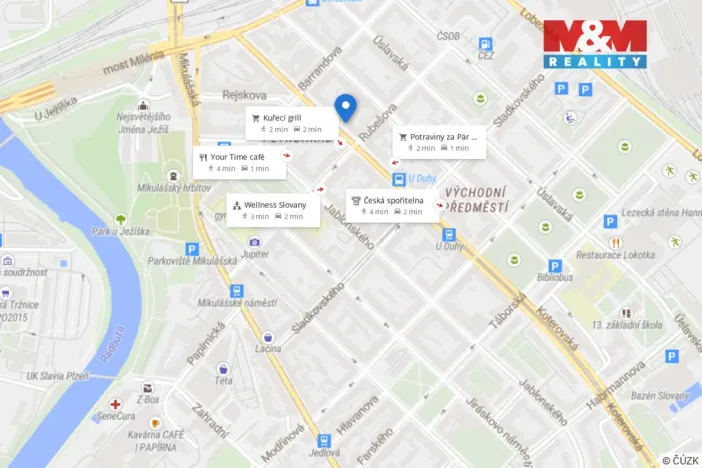 Pronájem bytu 1+1, Plzeň - Východní Předměstí, Koterovská, 37 m2