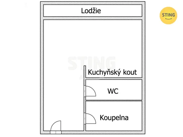 Prodej bytu 1+kk, Český Těšín, Slezská, 27 m2