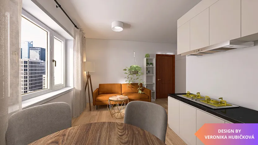 Pronájem bytu 1+kk, Olomouc, Pavlovická, 22 m2