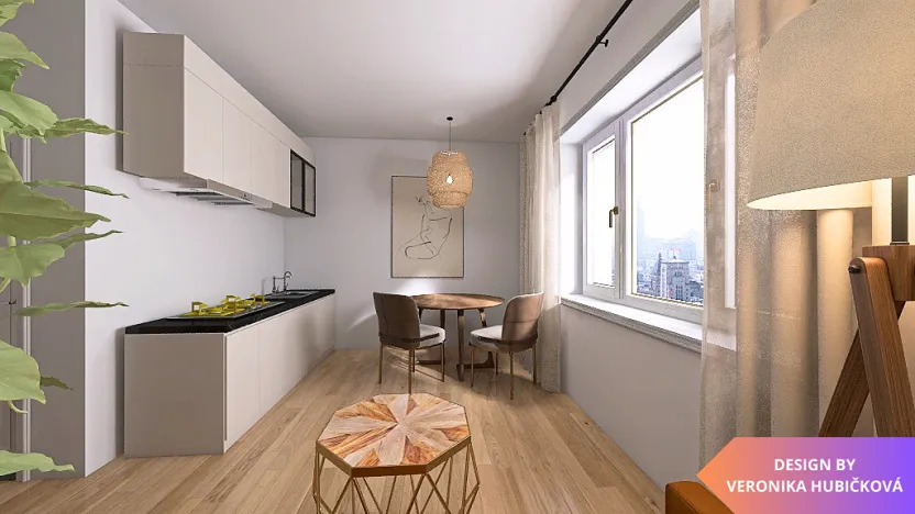 Pronájem bytu 1+kk, Olomouc, Pavlovická, 22 m2