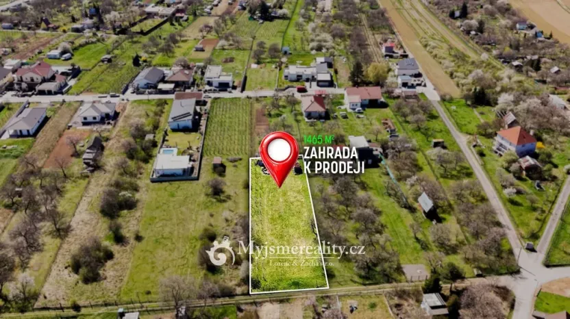 Prodej zahrady, Suchohrdly, 1465 m2