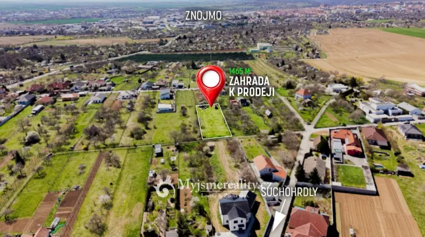 Prodej zahrady, Suchohrdly, 1465 m2
