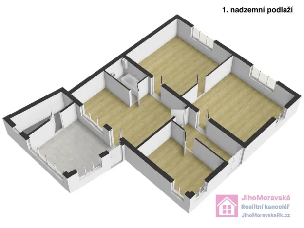 Prodej rodinného domu, Rakvice, Nádražní, 94 m2
