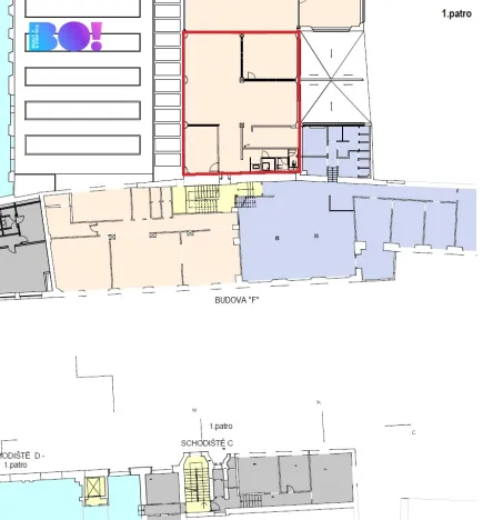 Pronájem kanceláře, Praha, Zubatého, 165 m2