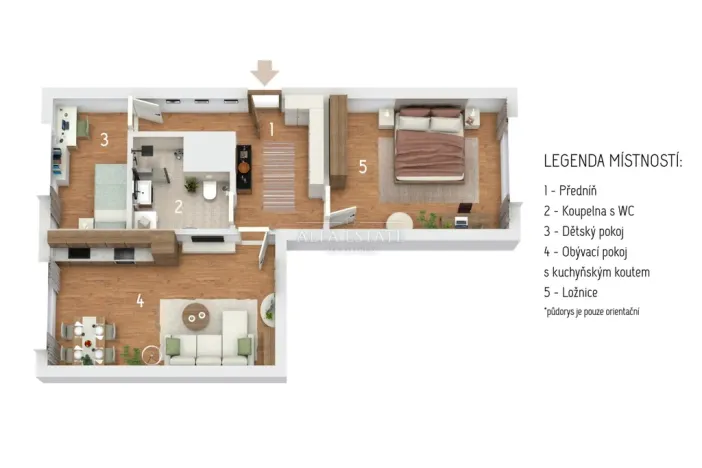 Prodej bytu 3+kk, Karlovy Vary - Drahovice, Východní, 61 m2